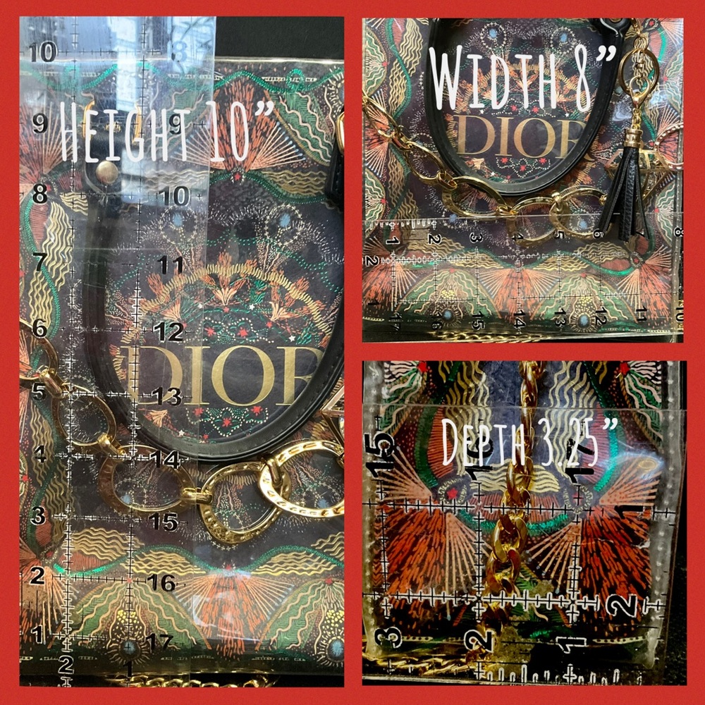 🌺TODAY ONLY🌺PVC DIY Dior Gift Bag Tote - Picture 8 of 8